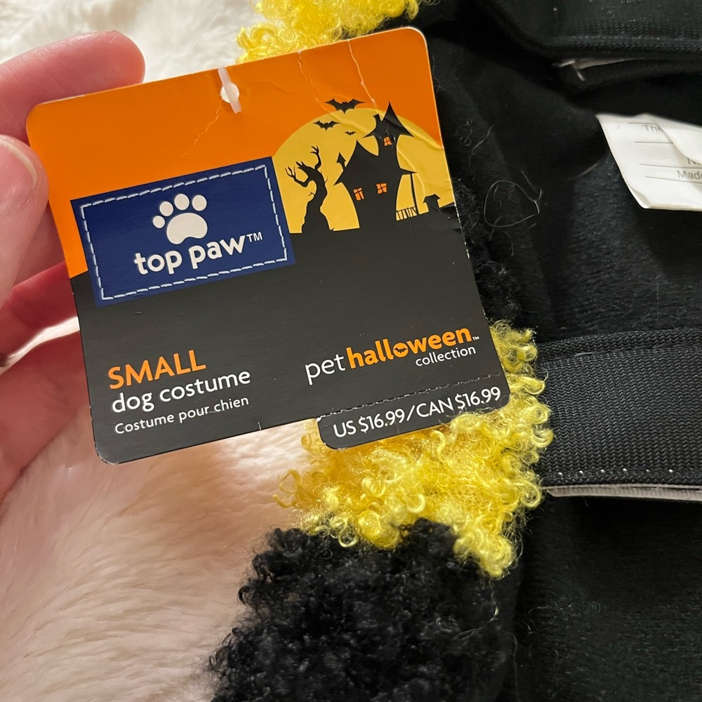 🌴5/$20‼️NWT | Top Paw | Bumble Bee Dog Costume | Small - Picture 4 of 4